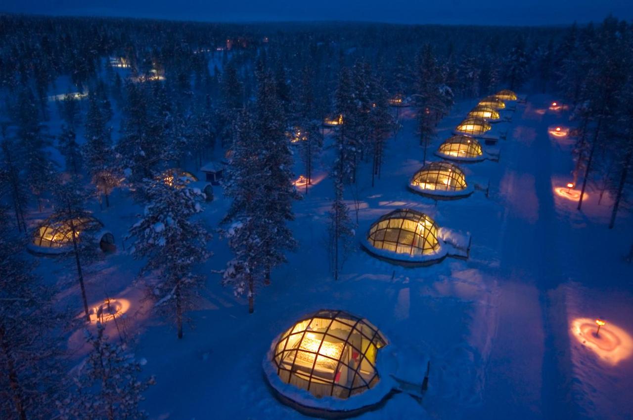 best northern lights igloo hotels in rovaniemi lapland